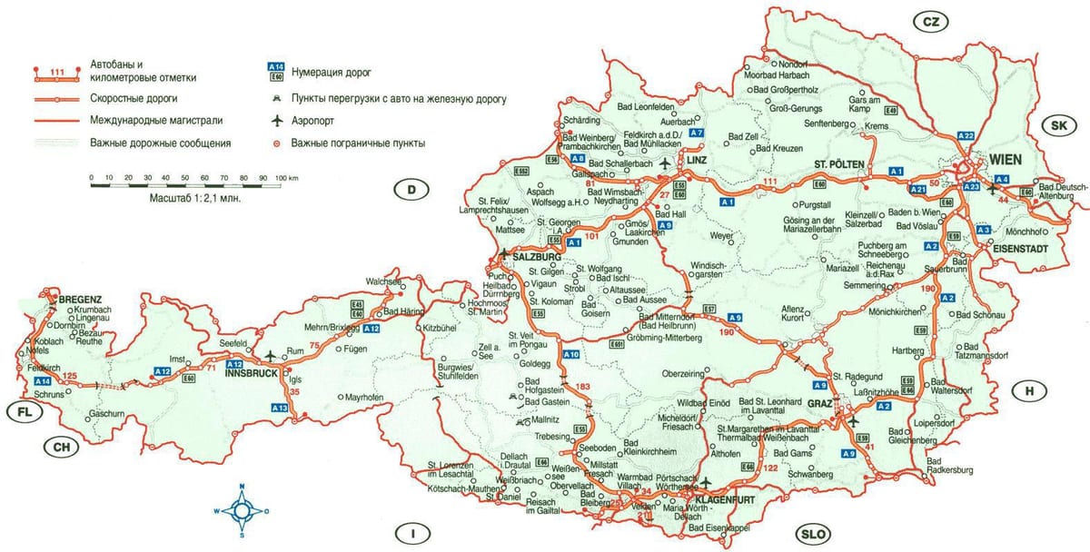 detalus planas austrija