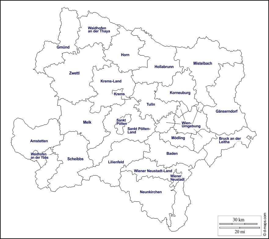 žemėlapis modling austrija