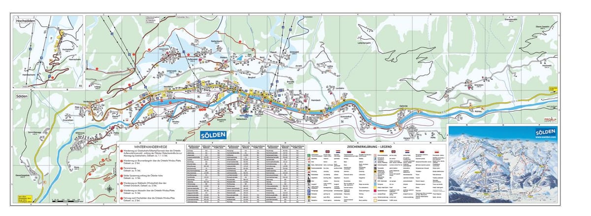 žemėlapis solden austrija