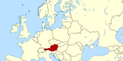 Žemėlapis austrijos