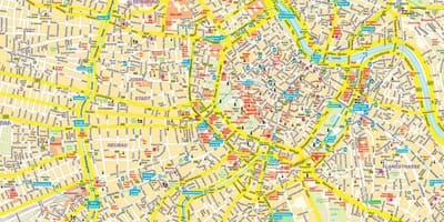 Miesto gatvių žemėlapis vienna austrija