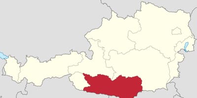 Žemėlapis austria karnten 