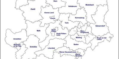 Žemėlapis modling austrija